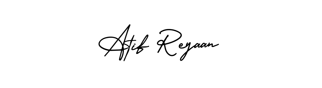 You can use this online signature creator to create a handwritten signature for the name Atif Reyaan. This is the best online autograph maker. Atif Reyaan signature style 3 images and pictures png