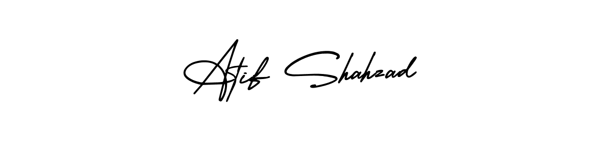 Also You can easily find your signature by using the search form. We will create Atif Shahzad name handwritten signature images for you free of cost using AmerikaSignatureDemo-Regular sign style. Atif Shahzad signature style 3 images and pictures png