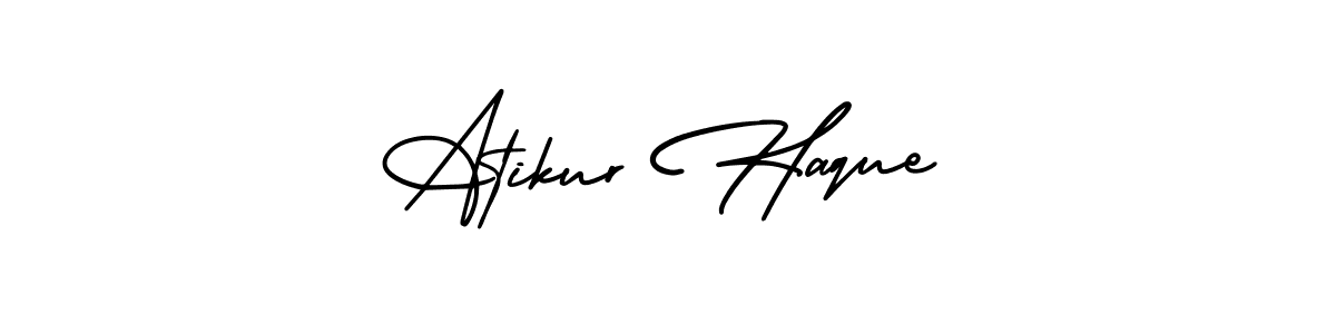 How to make Atikur Haque signature? AmerikaSignatureDemo-Regular is a professional autograph style. Create handwritten signature for Atikur Haque name. Atikur Haque signature style 3 images and pictures png