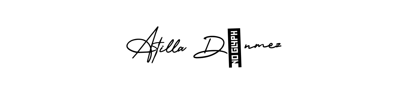 Create a beautiful signature design for name Atilla Dönmez. With this signature (AmerikaSignatureDemo-Regular) fonts, you can make a handwritten signature for free. Atilla Dönmez signature style 3 images and pictures png