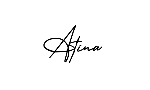 Make a short Atina signature style. Manage your documents anywhere anytime using AmerikaSignatureDemo-Regular. Create and add eSignatures, submit forms, share and send files easily. Atina signature style 3 images and pictures png