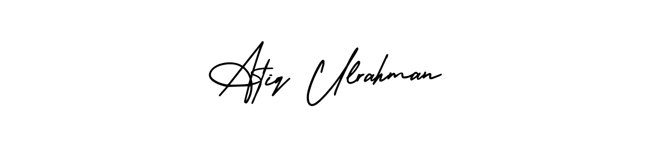Use a signature maker to create a handwritten signature online. With this signature software, you can design (AmerikaSignatureDemo-Regular) your own signature for name Atiq Ulrahman. Atiq Ulrahman signature style 3 images and pictures png