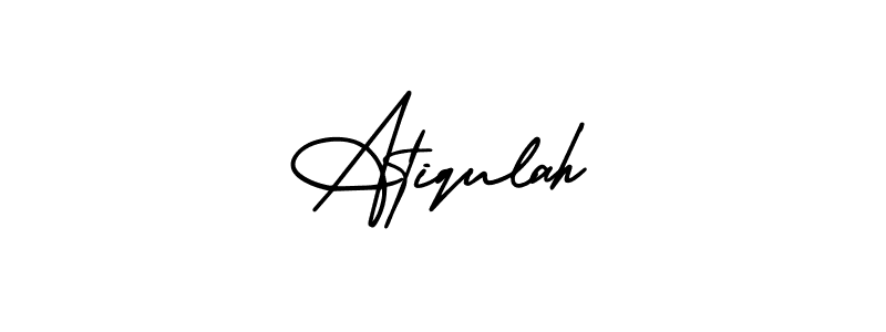 Check out images of Autograph of Atiqulah name. Actor Atiqulah Signature Style. AmerikaSignatureDemo-Regular is a professional sign style online. Atiqulah signature style 3 images and pictures png