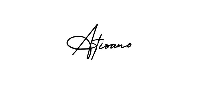 How to make Atisano signature? AmerikaSignatureDemo-Regular is a professional autograph style. Create handwritten signature for Atisano name. Atisano signature style 3 images and pictures png