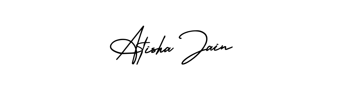 Make a beautiful signature design for name Atisha Jain. Use this online signature maker to create a handwritten signature for free. Atisha Jain signature style 3 images and pictures png