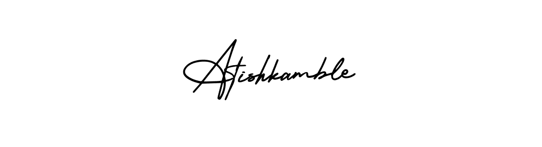 Make a short Atishkamble signature style. Manage your documents anywhere anytime using AmerikaSignatureDemo-Regular. Create and add eSignatures, submit forms, share and send files easily. Atishkamble signature style 3 images and pictures png