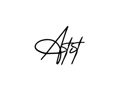 Create a beautiful signature design for name Atit. With this signature (AmerikaSignatureDemo-Regular) fonts, you can make a handwritten signature for free. Atit signature style 3 images and pictures png