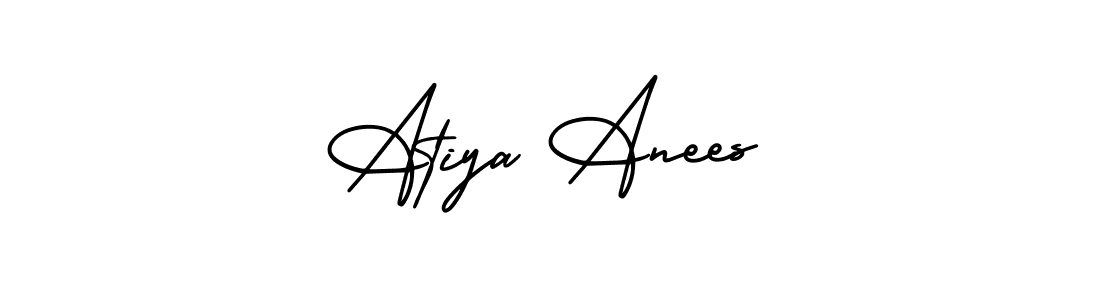 Here are the top 10 professional signature styles for the name Atiya Anees. These are the best autograph styles you can use for your name. Atiya Anees signature style 3 images and pictures png