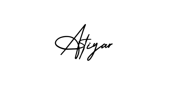 Make a beautiful signature design for name Atiyar. With this signature (AmerikaSignatureDemo-Regular) style, you can create a handwritten signature for free. Atiyar signature style 3 images and pictures png