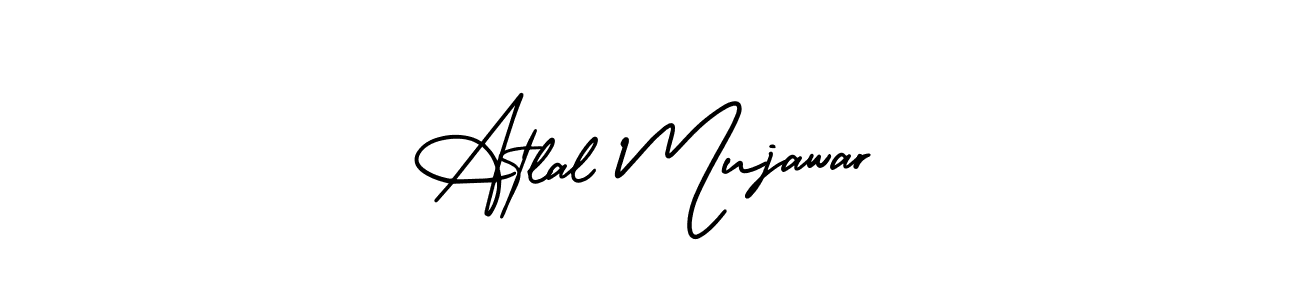 How to Draw Atlal Mujawar signature style? AmerikaSignatureDemo-Regular is a latest design signature styles for name Atlal Mujawar. Atlal Mujawar signature style 3 images and pictures png