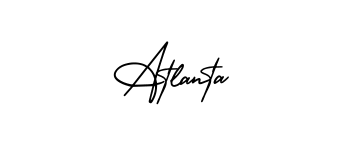 The best way (AmerikaSignatureDemo-Regular) to make a short signature is to pick only two or three words in your name. The name Atlanta include a total of six letters. For converting this name. Atlanta signature style 3 images and pictures png