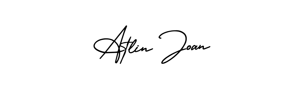 Use a signature maker to create a handwritten signature online. With this signature software, you can design (AmerikaSignatureDemo-Regular) your own signature for name Atlin Joan. Atlin Joan signature style 3 images and pictures png
