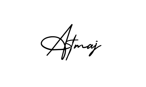 Make a beautiful signature design for name Atmaj. Use this online signature maker to create a handwritten signature for free. Atmaj signature style 3 images and pictures png