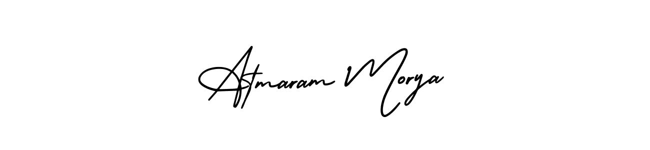 This is the best signature style for the Atmaram Morya name. Also you like these signature font (AmerikaSignatureDemo-Regular). Mix name signature. Atmaram Morya signature style 3 images and pictures png