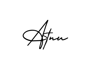Similarly AmerikaSignatureDemo-Regular is the best handwritten signature design. Signature creator online .You can use it as an online autograph creator for name Atnu. Atnu signature style 3 images and pictures png