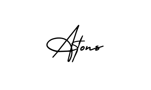 Once you've used our free online signature maker to create your best signature AmerikaSignatureDemo-Regular style, it's time to enjoy all of the benefits that Atons name signing documents. Atons signature style 3 images and pictures png