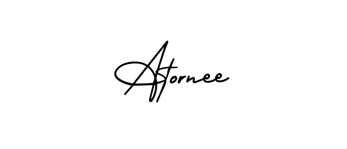 Use a signature maker to create a handwritten signature online. With this signature software, you can design (AmerikaSignatureDemo-Regular) your own signature for name Atornee. Atornee signature style 3 images and pictures png