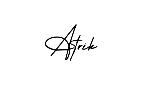 Similarly AmerikaSignatureDemo-Regular is the best handwritten signature design. Signature creator online .You can use it as an online autograph creator for name Atrik. Atrik signature style 3 images and pictures png