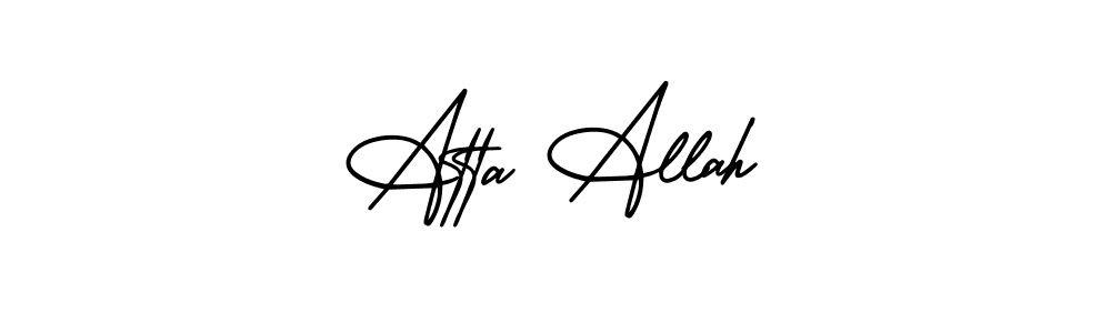 How to Draw Atta Allah signature style? AmerikaSignatureDemo-Regular is a latest design signature styles for name Atta Allah. Atta Allah signature style 3 images and pictures png