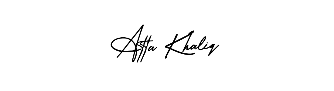 Here are the top 10 professional signature styles for the name Atta Khaliq. These are the best autograph styles you can use for your name. Atta Khaliq signature style 3 images and pictures png