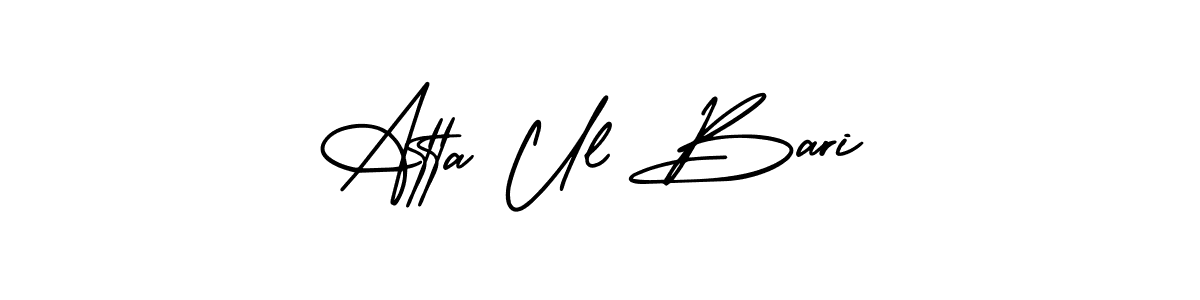 You can use this online signature creator to create a handwritten signature for the name Atta Ul Bari. This is the best online autograph maker. Atta Ul Bari signature style 3 images and pictures png