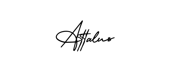 How to make Attalus signature? AmerikaSignatureDemo-Regular is a professional autograph style. Create handwritten signature for Attalus name. Attalus signature style 3 images and pictures png