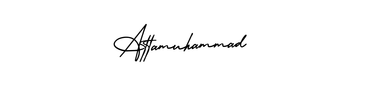 if you are searching for the best signature style for your name Attamuhammad. so please give up your signature search. here we have designed multiple signature styles  using AmerikaSignatureDemo-Regular. Attamuhammad signature style 3 images and pictures png