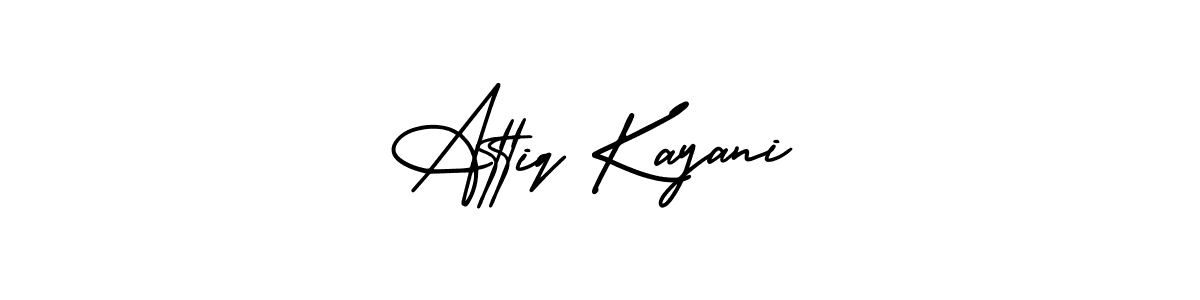 Best and Professional Signature Style for Attiq Kayani. AmerikaSignatureDemo-Regular Best Signature Style Collection. Attiq Kayani signature style 3 images and pictures png