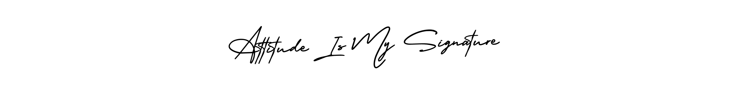 if you are searching for the best signature style for your name Attitude Is My Signature. so please give up your signature search. here we have designed multiple signature styles  using AmerikaSignatureDemo-Regular. Attitude Is My Signature signature style 3 images and pictures png