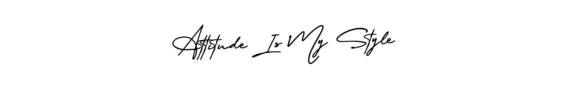 Also You can easily find your signature by using the search form. We will create Attitude Is My Style name handwritten signature images for you free of cost using AmerikaSignatureDemo-Regular sign style. Attitude Is My Style signature style 3 images and pictures png