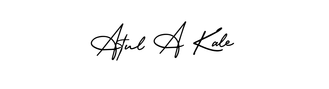 Make a beautiful signature design for name Atul A Kale. Use this online signature maker to create a handwritten signature for free. Atul A Kale signature style 3 images and pictures png