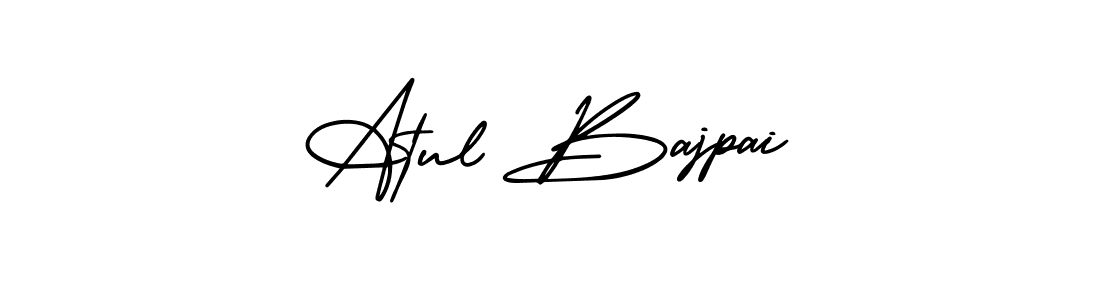 Create a beautiful signature design for name Atul Bajpai. With this signature (AmerikaSignatureDemo-Regular) fonts, you can make a handwritten signature for free. Atul Bajpai signature style 3 images and pictures png