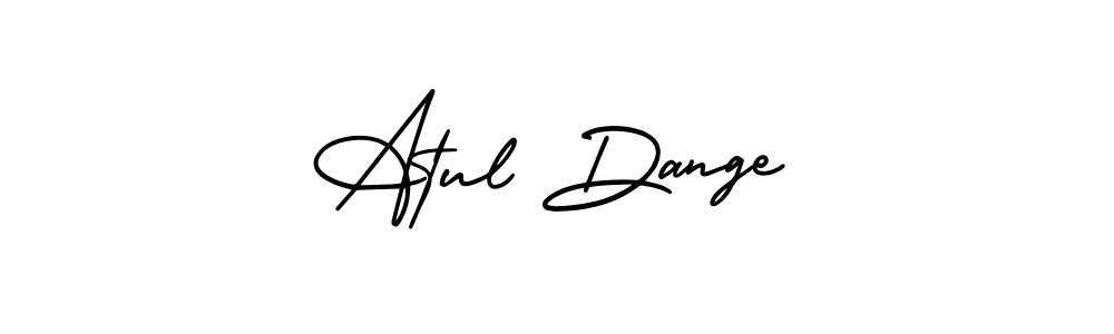 Create a beautiful signature design for name Atul Dange. With this signature (AmerikaSignatureDemo-Regular) fonts, you can make a handwritten signature for free. Atul Dange signature style 3 images and pictures png