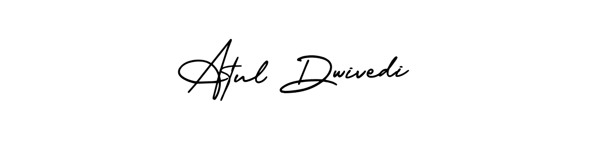 Create a beautiful signature design for name Atul Dwivedi. With this signature (AmerikaSignatureDemo-Regular) fonts, you can make a handwritten signature for free. Atul Dwivedi signature style 3 images and pictures png