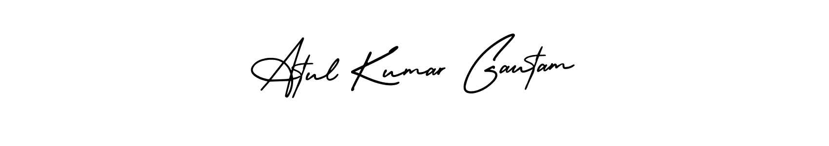 Make a beautiful signature design for name Atul Kumar Gautam. Use this online signature maker to create a handwritten signature for free. Atul Kumar Gautam signature style 3 images and pictures png