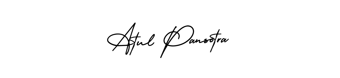 Atul Pansotra stylish signature style. Best Handwritten Sign (AmerikaSignatureDemo-Regular) for my name. Handwritten Signature Collection Ideas for my name Atul Pansotra. Atul Pansotra signature style 3 images and pictures png