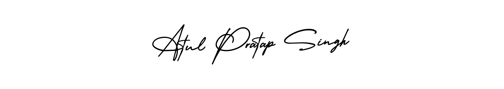 It looks lik you need a new signature style for name Atul Pratap Singh. Design unique handwritten (AmerikaSignatureDemo-Regular) signature with our free signature maker in just a few clicks. Atul Pratap Singh signature style 3 images and pictures png