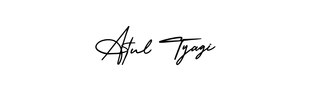 Create a beautiful signature design for name Atul Tyagi. With this signature (AmerikaSignatureDemo-Regular) fonts, you can make a handwritten signature for free. Atul Tyagi signature style 3 images and pictures png