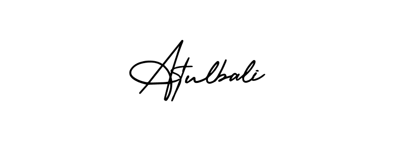 It looks lik you need a new signature style for name Atulbali. Design unique handwritten (AmerikaSignatureDemo-Regular) signature with our free signature maker in just a few clicks. Atulbali signature style 3 images and pictures png