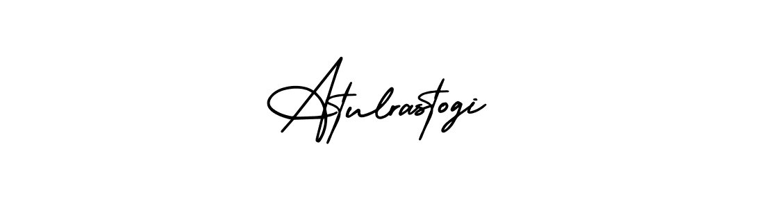 Make a beautiful signature design for name Atulrastogi. With this signature (AmerikaSignatureDemo-Regular) style, you can create a handwritten signature for free. Atulrastogi signature style 3 images and pictures png