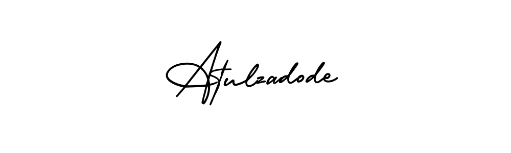 Atulzadode stylish signature style. Best Handwritten Sign (AmerikaSignatureDemo-Regular) for my name. Handwritten Signature Collection Ideas for my name Atulzadode. Atulzadode signature style 3 images and pictures png