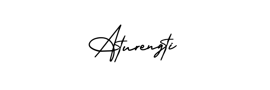 Use a signature maker to create a handwritten signature online. With this signature software, you can design (AmerikaSignatureDemo-Regular) your own signature for name Aturengti. Aturengti signature style 3 images and pictures png