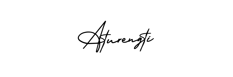 Use a signature maker to create a handwritten signature online. With this signature software, you can design (AmerikaSignatureDemo-Regular) your own signature for name Aturengti. Aturengti signature style 3 images and pictures png