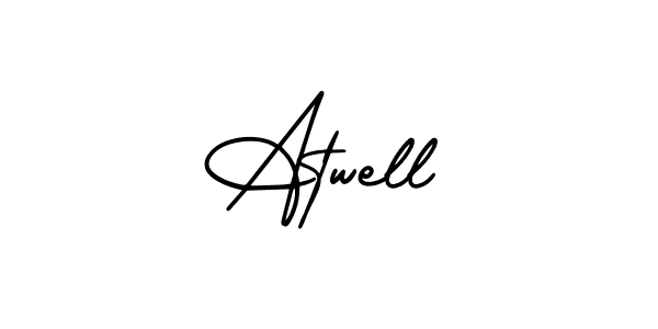 How to make Atwell signature? AmerikaSignatureDemo-Regular is a professional autograph style. Create handwritten signature for Atwell name. Atwell signature style 3 images and pictures png