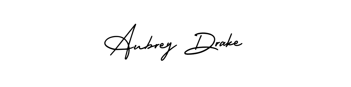 You should practise on your own different ways (AmerikaSignatureDemo-Regular) to write your name (Aubrey Drake) in signature. don't let someone else do it for you. Aubrey Drake signature style 3 images and pictures png