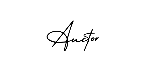 Create a beautiful signature design for name Auctor. With this signature (AmerikaSignatureDemo-Regular) fonts, you can make a handwritten signature for free. Auctor signature style 3 images and pictures png