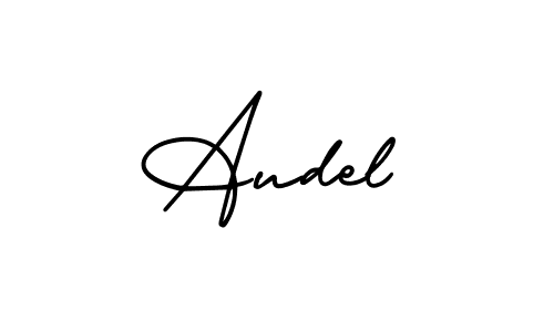 Design your own signature with our free online signature maker. With this signature software, you can create a handwritten (AmerikaSignatureDemo-Regular) signature for name Audel. Audel signature style 3 images and pictures png