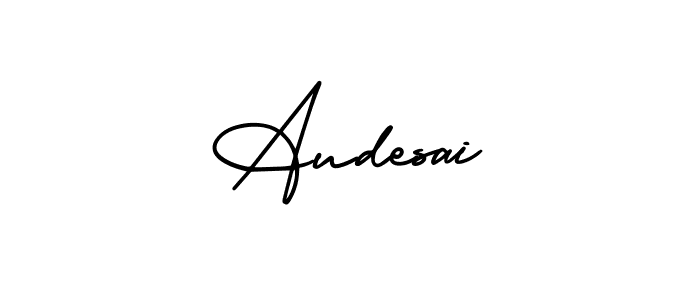 Make a beautiful signature design for name Audesai. Use this online signature maker to create a handwritten signature for free. Audesai signature style 3 images and pictures png