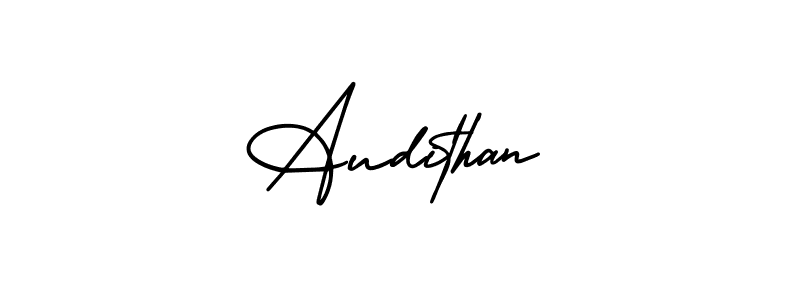 Make a beautiful signature design for name Audithan. Use this online signature maker to create a handwritten signature for free. Audithan signature style 3 images and pictures png