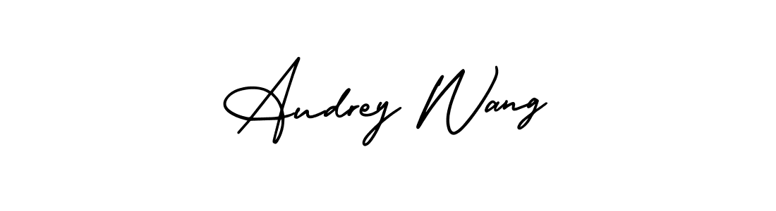 Also we have Audrey Wang name is the best signature style. Create professional handwritten signature collection using AmerikaSignatureDemo-Regular autograph style. Audrey Wang signature style 3 images and pictures png